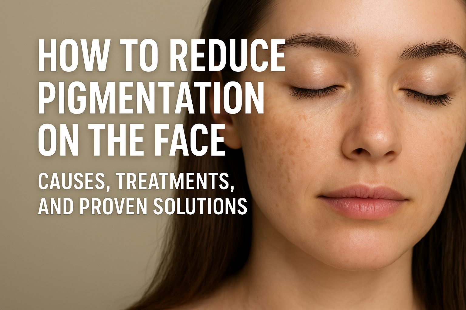 Reduce Pigmentation on the Face